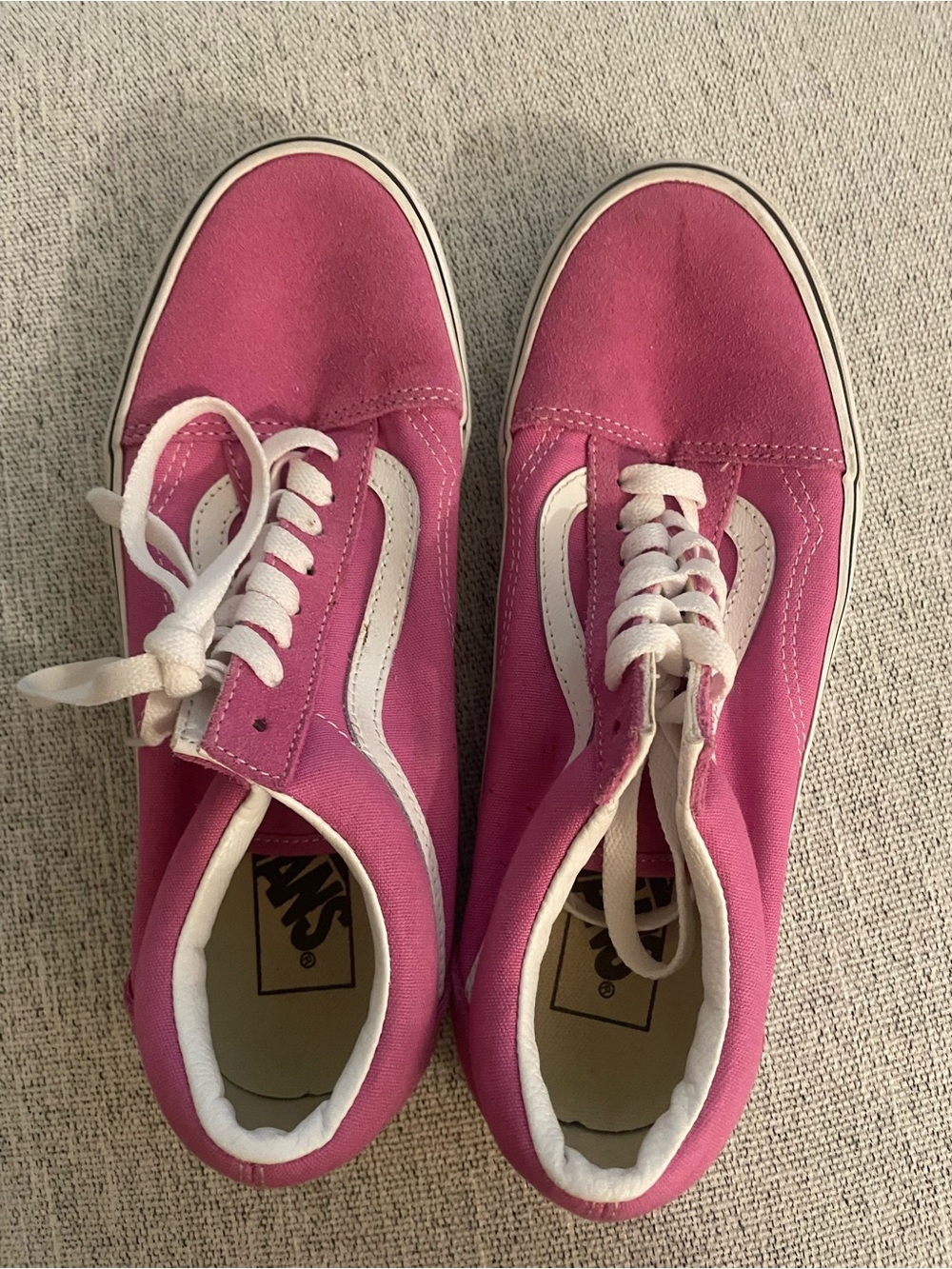 Women’s Vans Hot Pink Old Skool Low-Top Sneakers